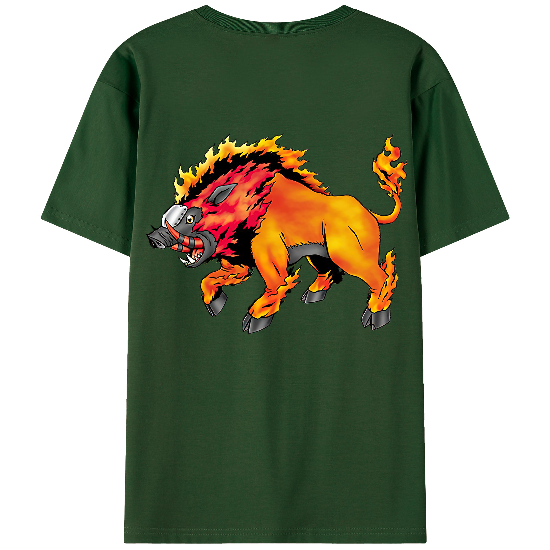 （画像用） Digimon デジタルモンスター/デジモン 綿100％半袖Tシャツ（背面プリント）